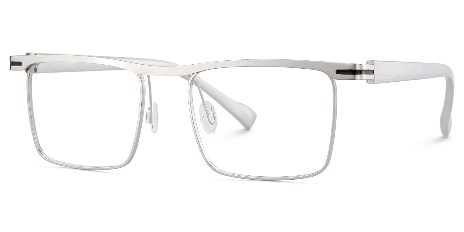 Vintage Metal Glasses With Browline Shape3