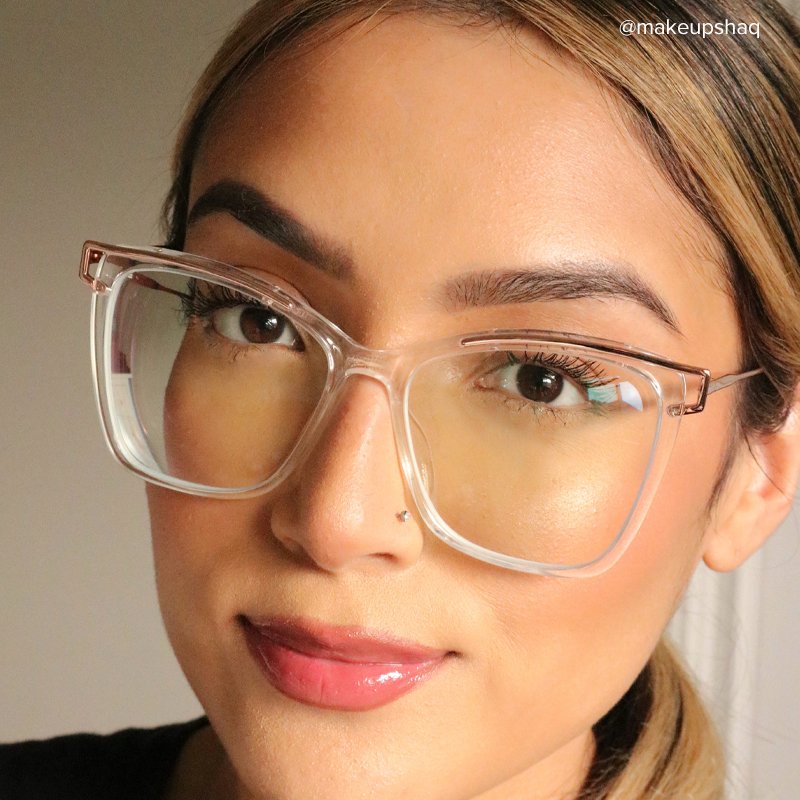 Krystle Square Crystal Frame Glasses | ZEELOOL Canada11