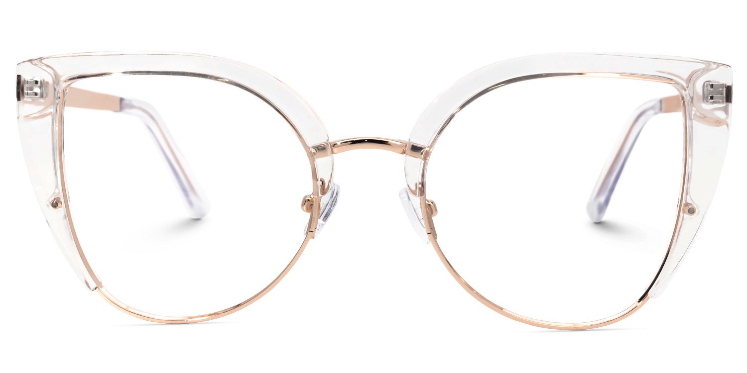 Brewer Cat-eye Clear Eyeglasses and Glasses Frames0
