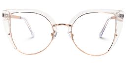Brewer Cateye Clear Glasses0