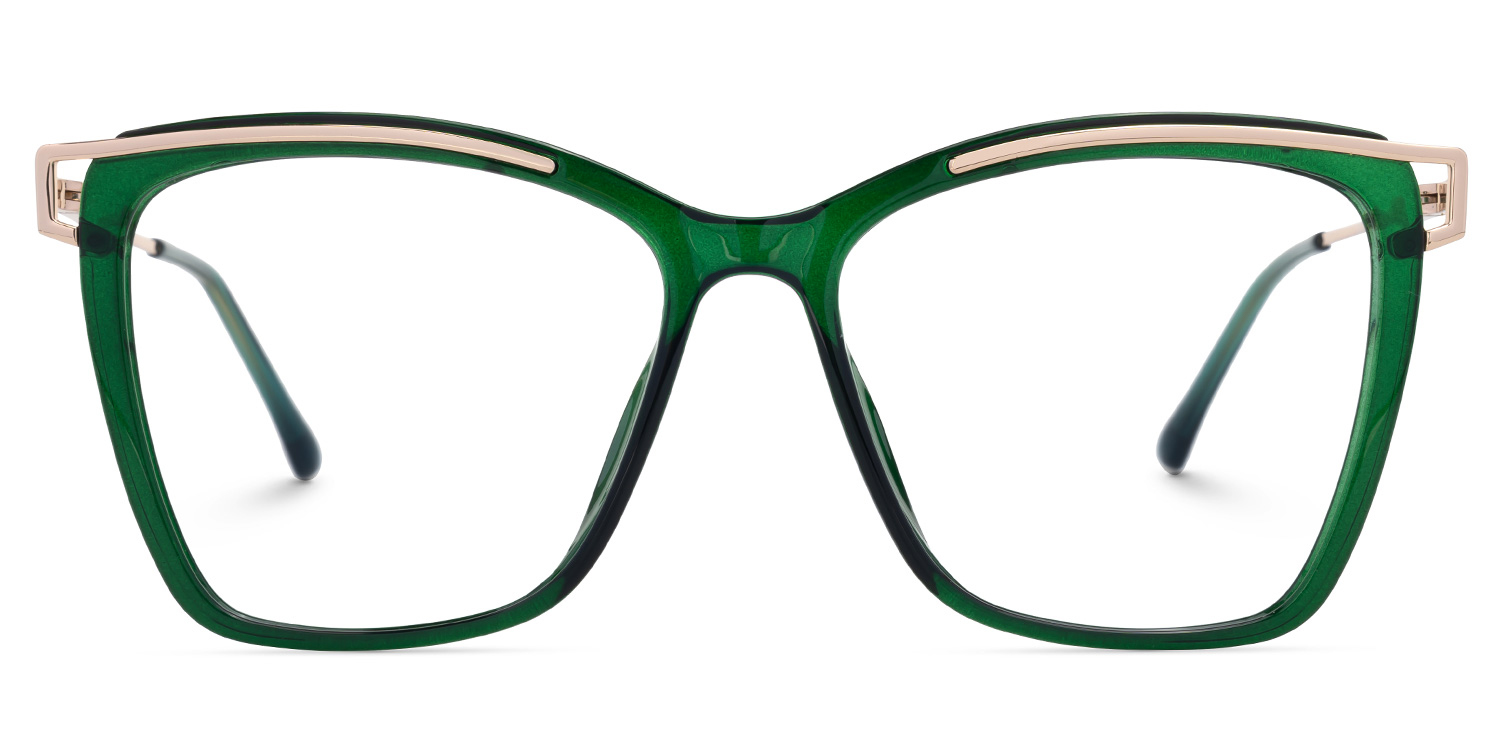 Krystle Square Green Glasses good-img