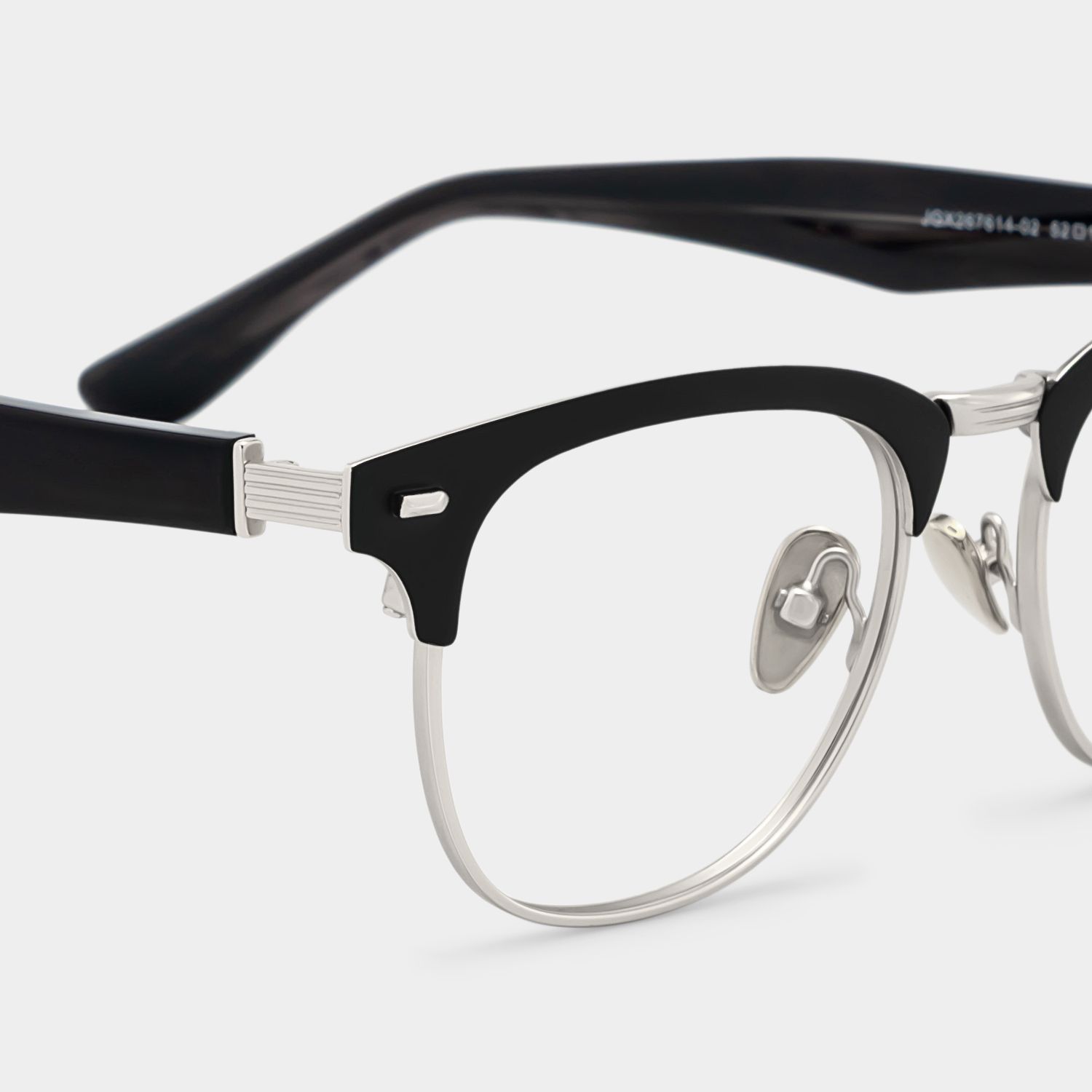 Penelope Silver Browline Glasses for Men | ZEELOOL5