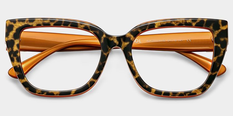Tamarrah Leopard Cat eye Glasses