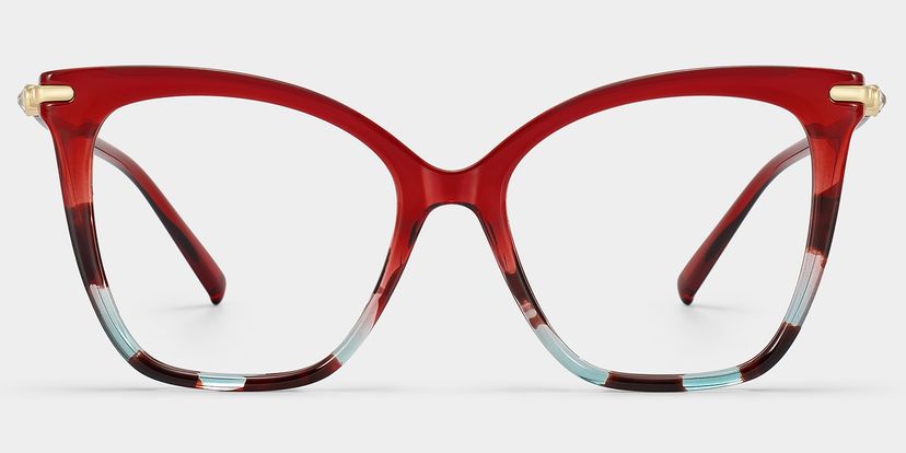 Lamar Red Butterfly Glasses