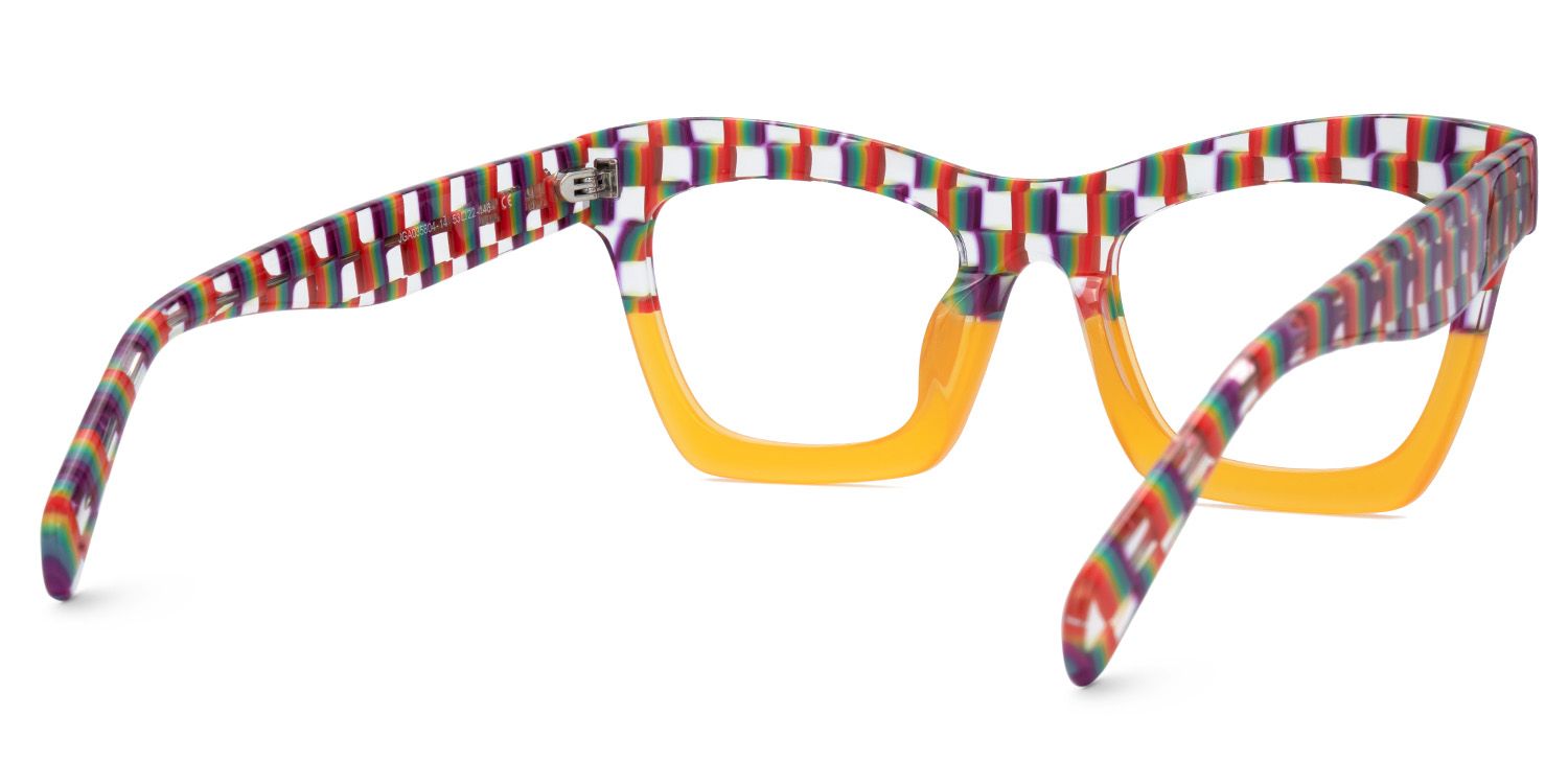 New Arriva Striped and Orange Glasses for Benitez Frame | ZEELOOL Canada3
