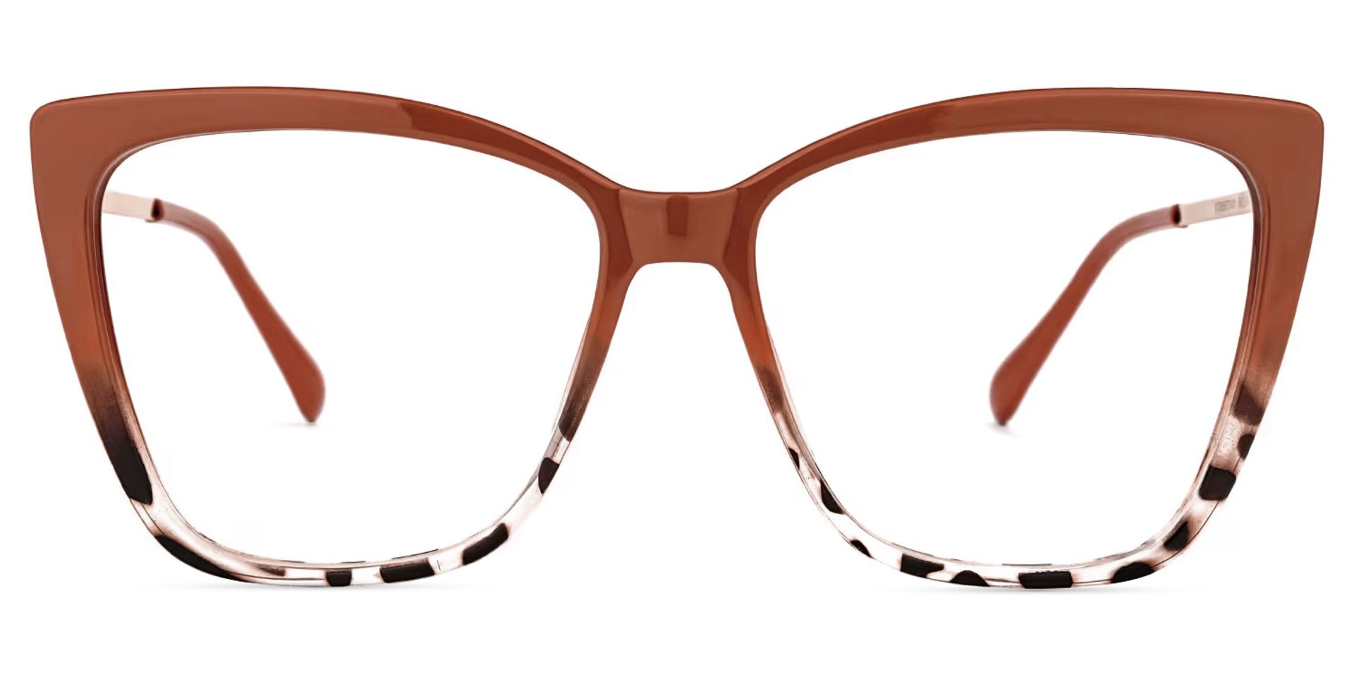 Awilda Cateye Orange Frame Glasses | ZEELOOL Canada0