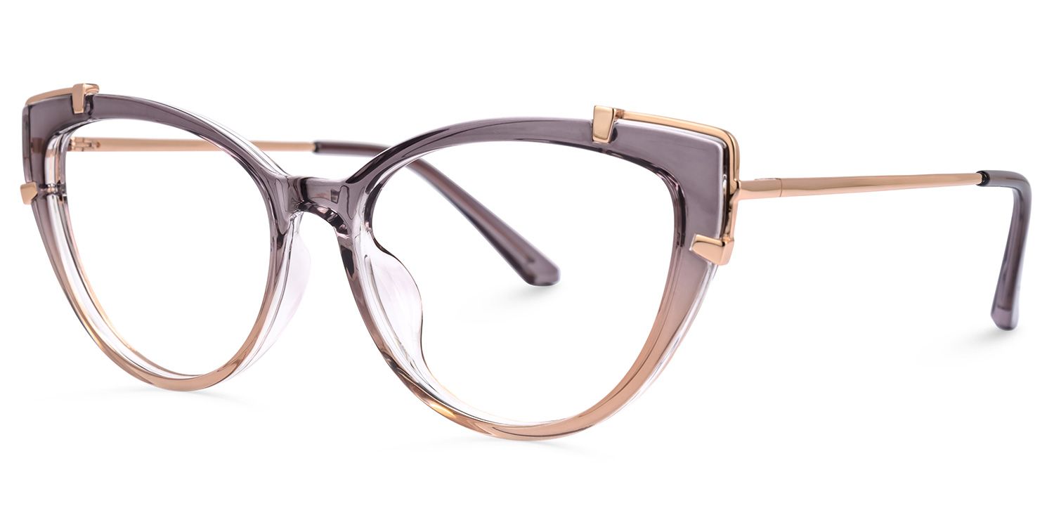 Arielle Cateye Two-Tone Glasses1