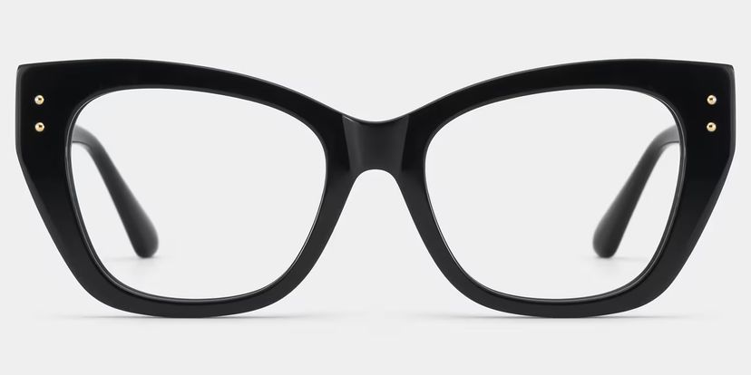 Skylar Butterfly Black Glasses