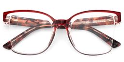 Cadogan Square Red Gray Glasses1