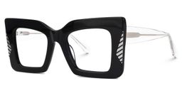 Cohen Square Black Glasses1