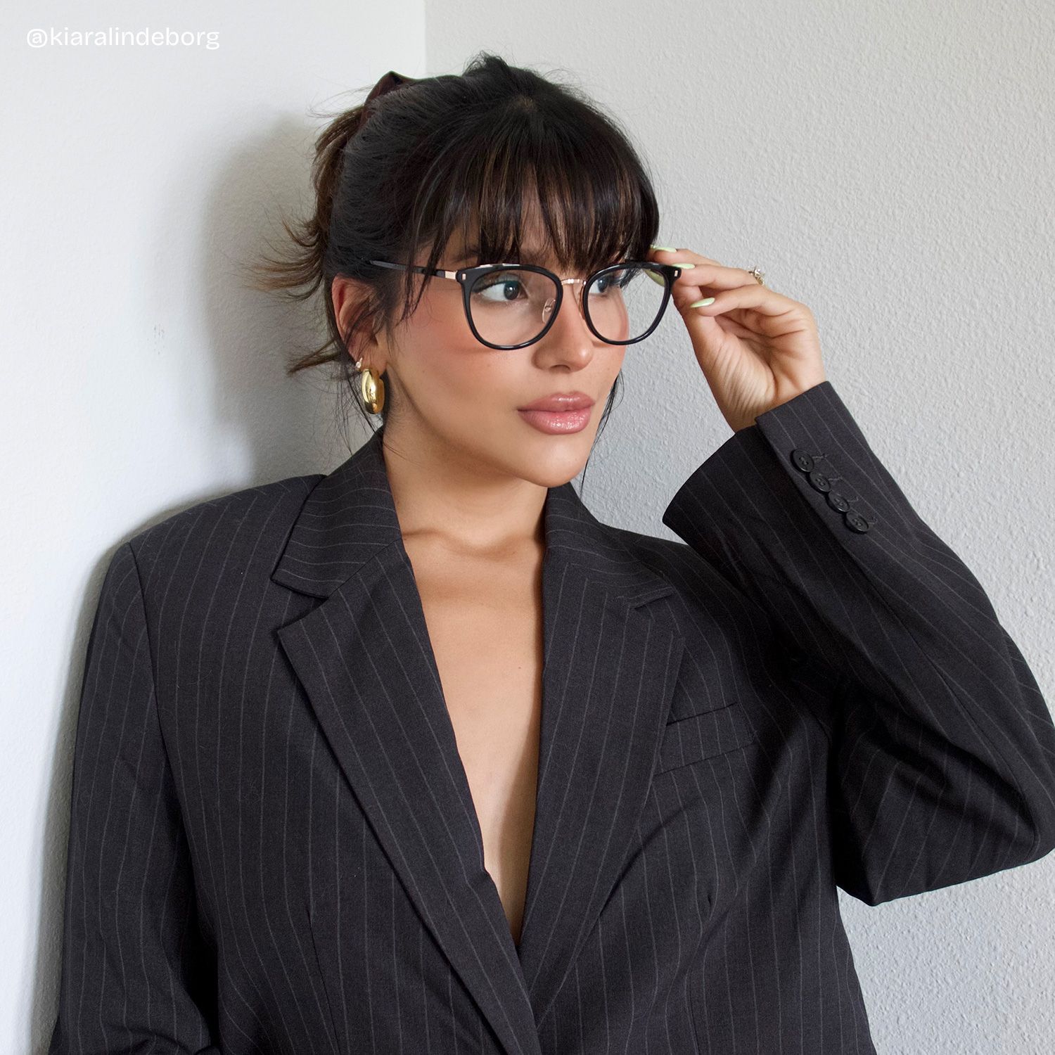 Caden Eyeglasses in Round Black Frame | ZEELOOL Canada8