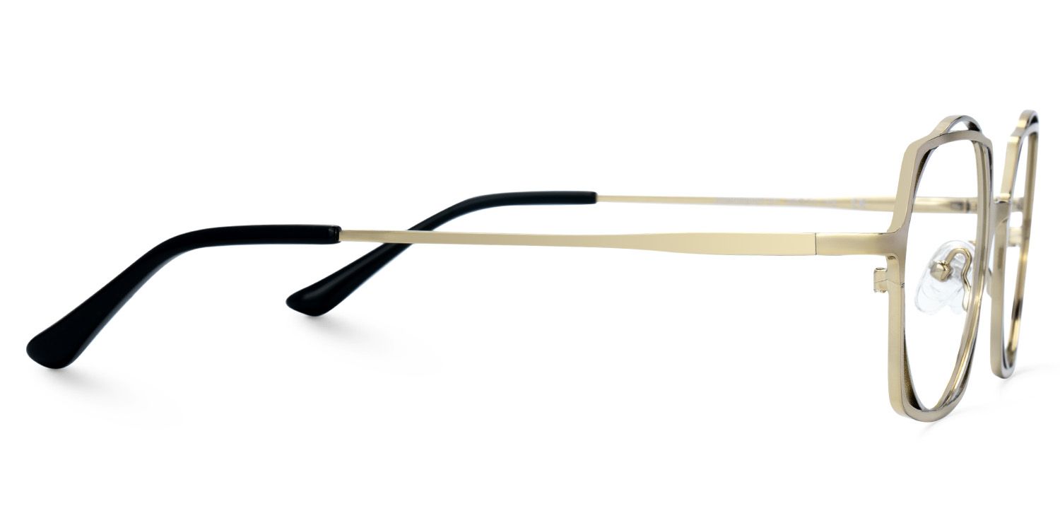 Modebe18k Gold Glasses in Square Full-Frame  | ZEELOOL Canada2