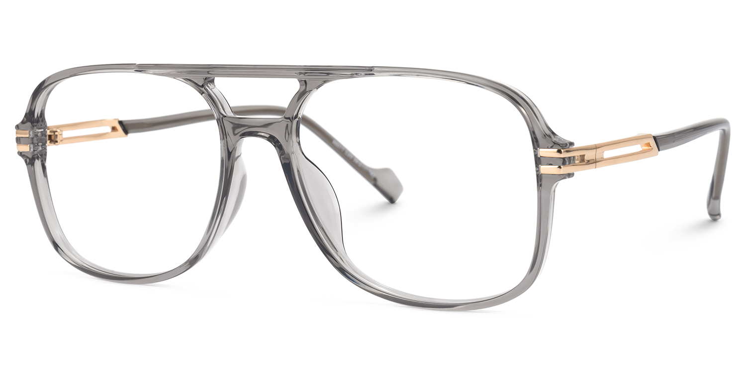 Square Nyawa Gray Glasses deals -Zeelool Glasses1
