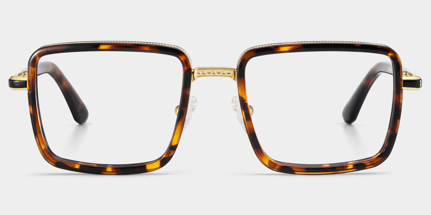 Hunter Square Tortoise Glasses1
