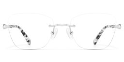 Seth Silver Rectangle Glasses1