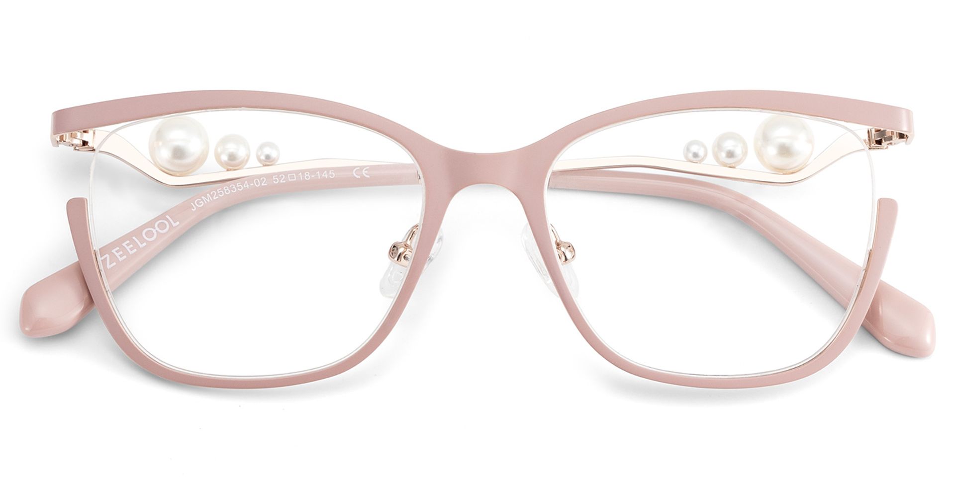 Aria Eyeglasses in Round Pink Frame | ZEELOOL Canada3