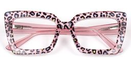Tootie Butterfly Pink Leopard Glasses1