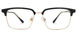 Booker Square Black-Gold Glasses2