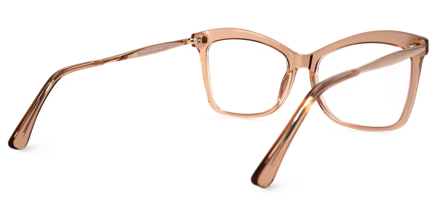 Isaebella Butterfly Champagne Frame Glasses | ZEELOOL Canada4