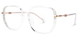Joana Geometric Clear Glasses1