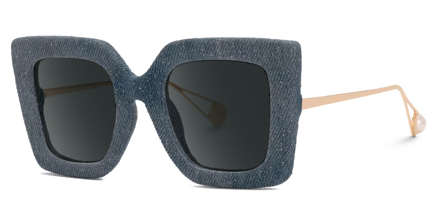 Latanya Acetate Blue Frame Sunglasses | ZEELOOL CA1