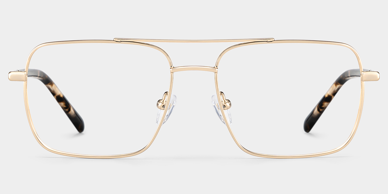 Iris Aviator Light Gold Glasses2