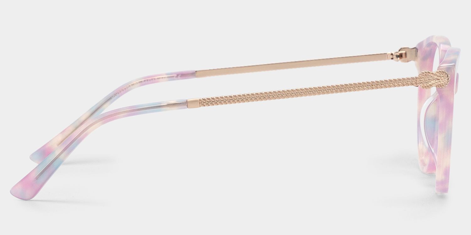 Eli Purple Round Gradient Eyeglass Frames for Ladies | ZEELOOL3