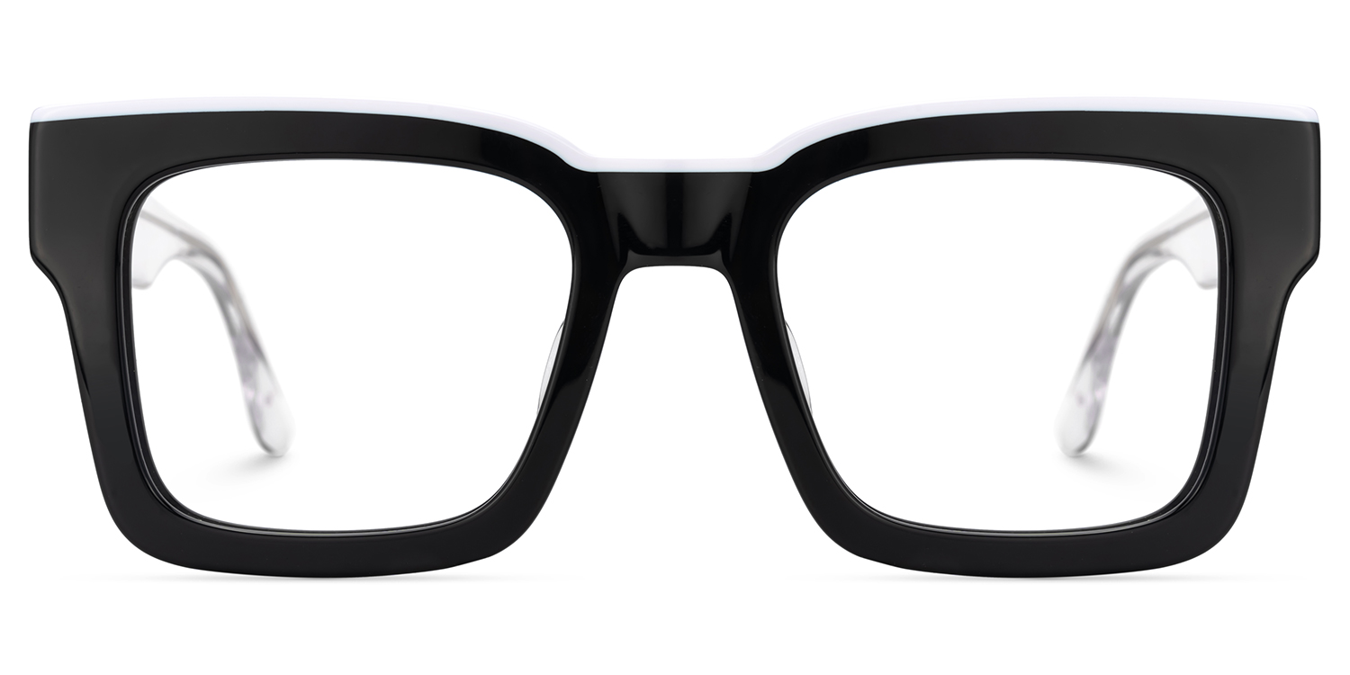 Vorse Square Glasses Black Frame for Men | ZEELOOL Canada0