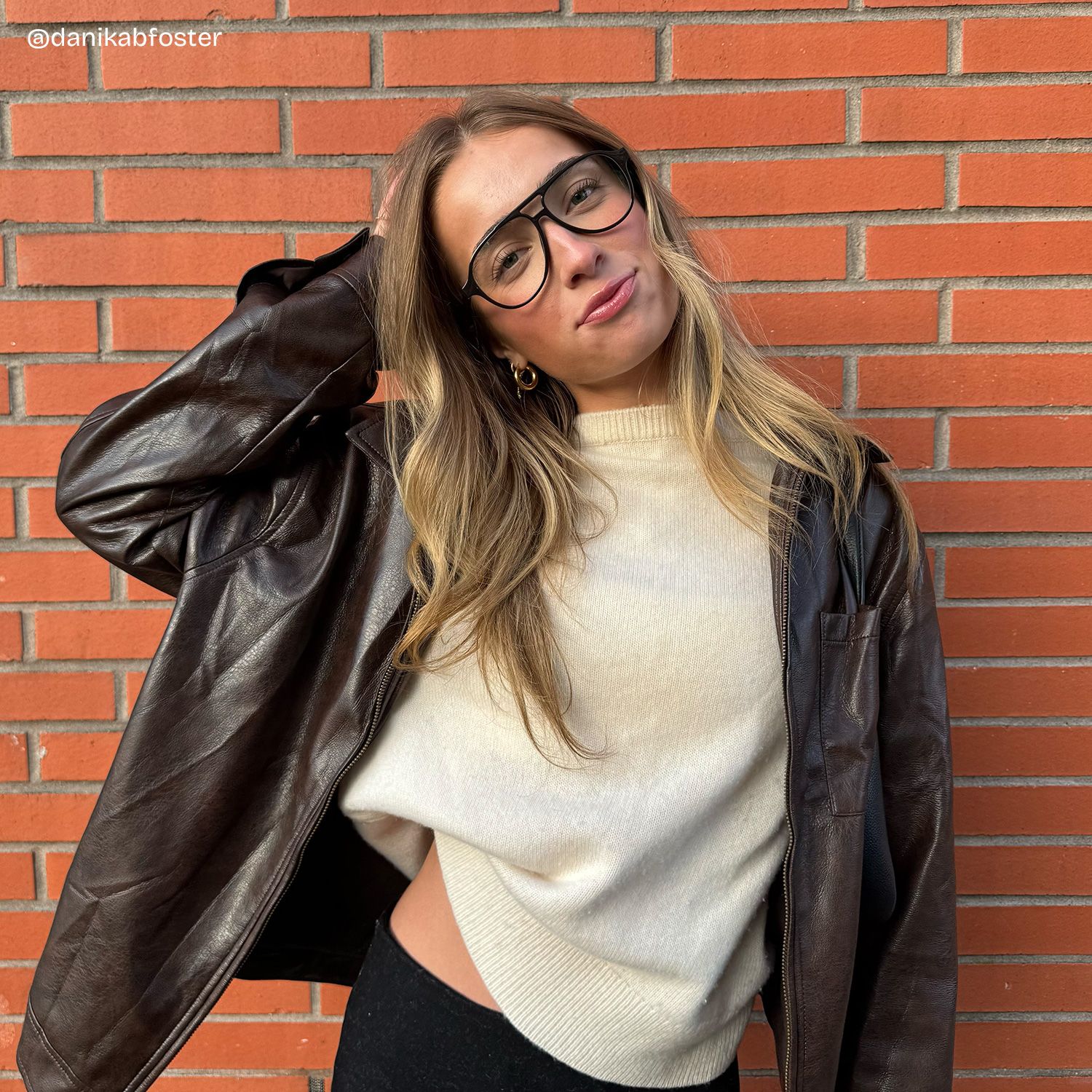 Drew Dark Brown Aviator Glasses for the Female | ZEELOOL5