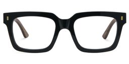 Rangel Rectangle Black Glasses1