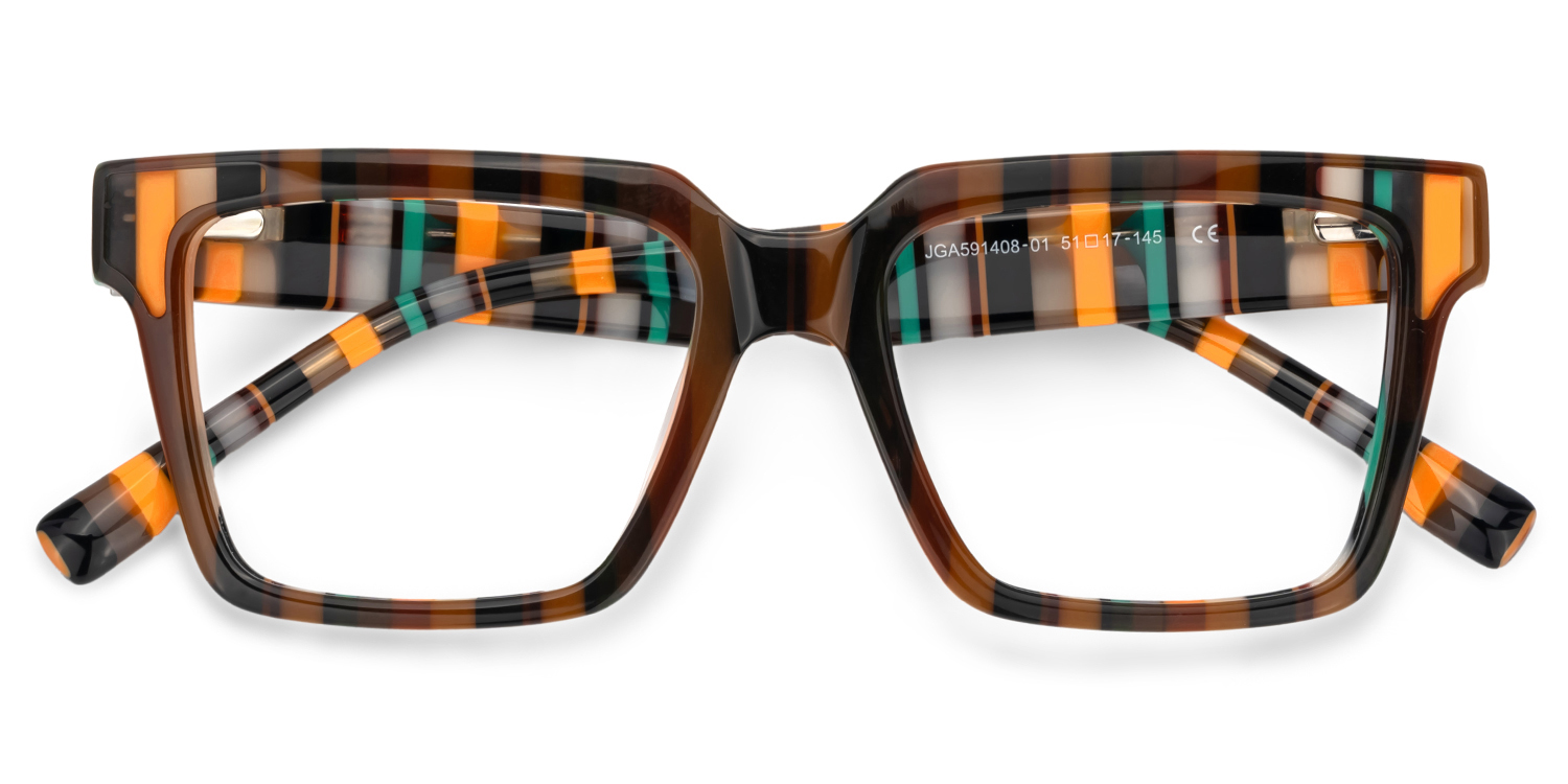 Adenike Square Brown Glasses1