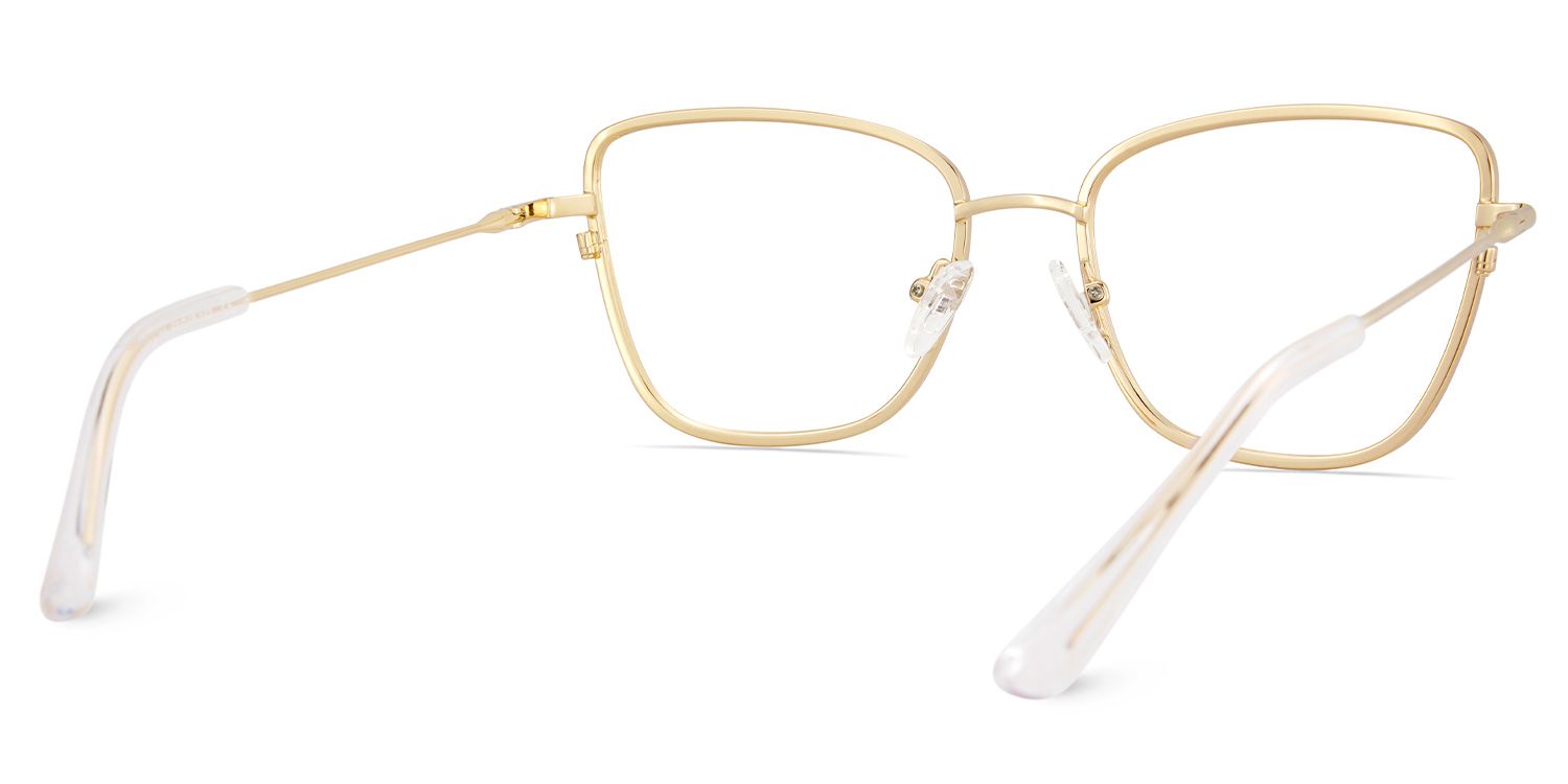 Square Metal Frame Glasses5