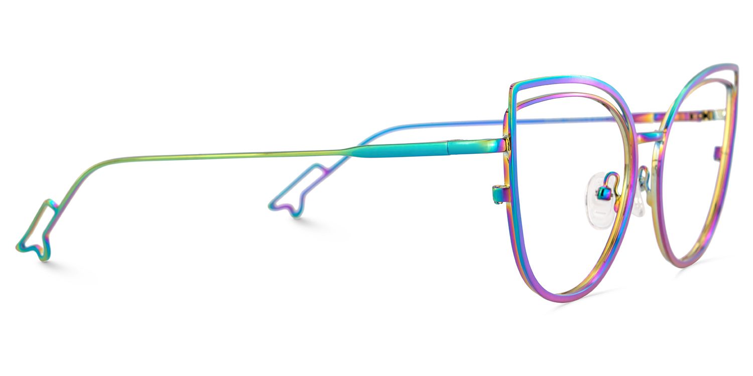 Spivey Cateye Metal Full Frame Eyeglasses | ZEELOOL Canada4