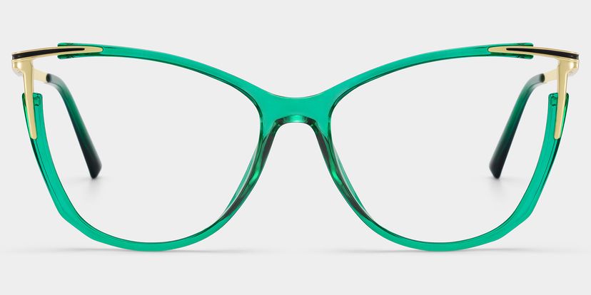 Yomary Cateye Green Glasses