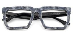 Daniela Rectangle Gray Glasses1