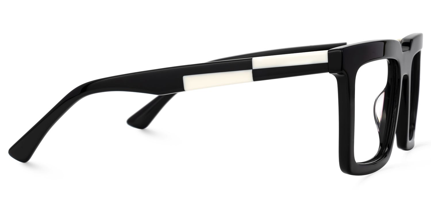 Leblanc Square Black Fashion Glasses For Men | ZEELOOL Canada3