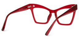 Sheena Cateye Red Glasses3