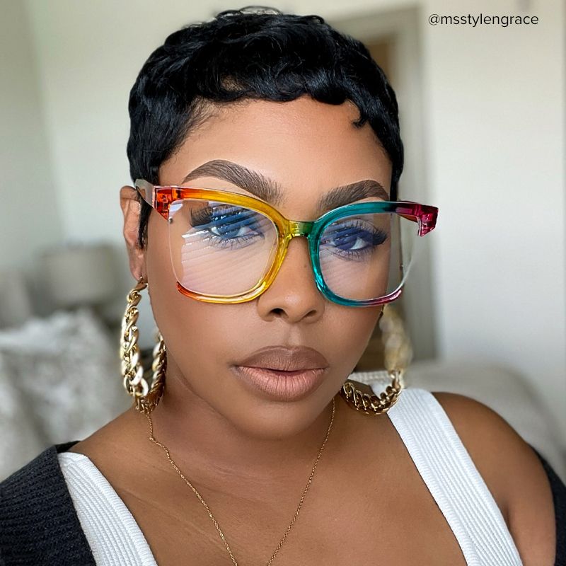 Cadogan Square Colorful Frame Glasses | ZEELOOL Canada4