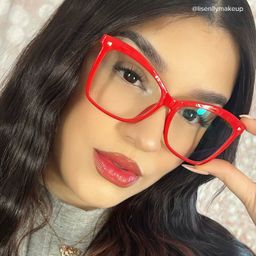 Isaebella Butterfly Red Glasses7