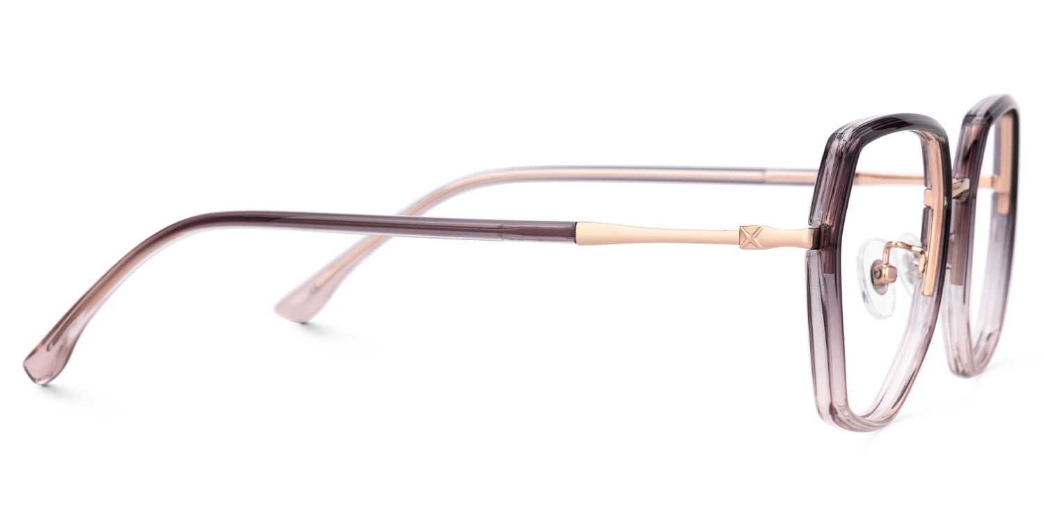 Kendra Geometric Acetate Full Frame Eyeglasses | ZEELOOL Canada2