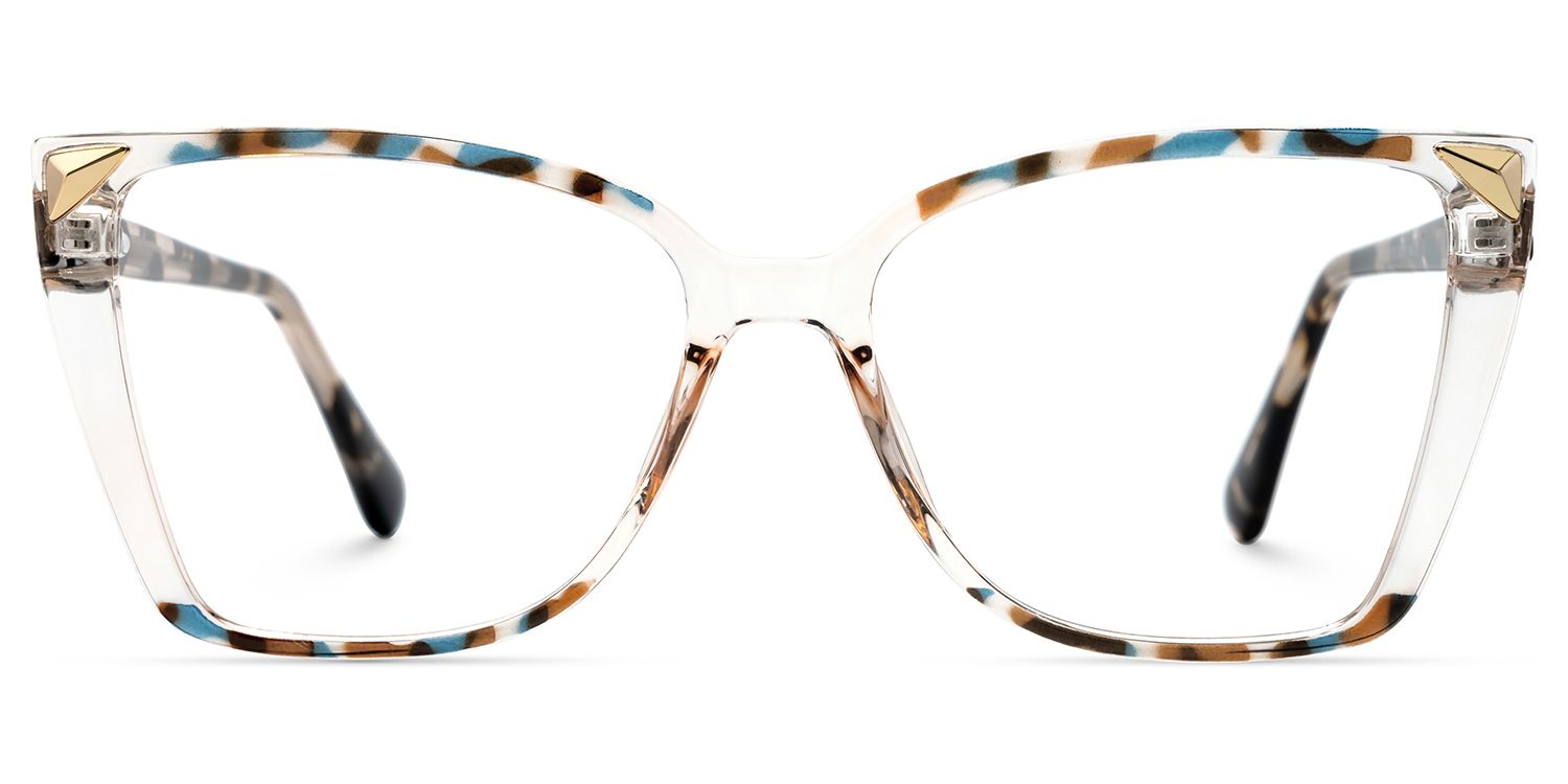 Clear Tortoise Shelia Butterfly Frame Glasses for Women0
