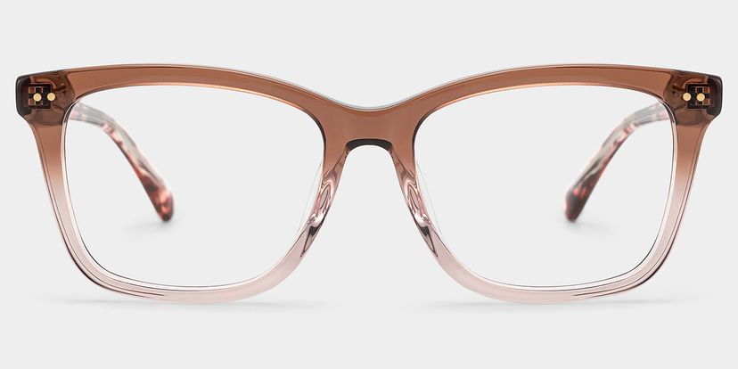 Layla Brown Square Glasses