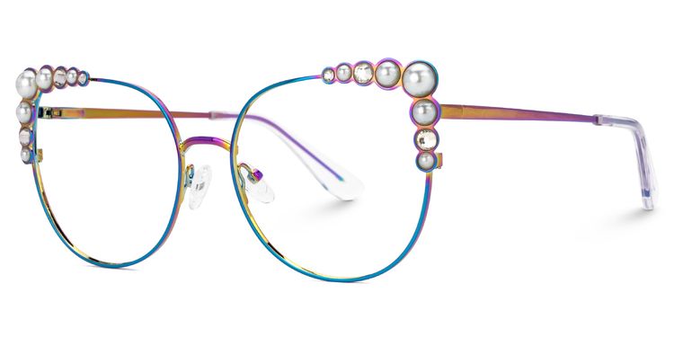 Wallice Cateye Iridescent Glasses
