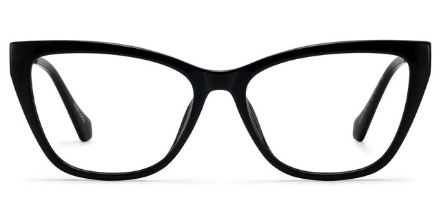 Celeste Black Cat-eye Glasses