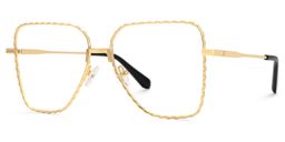 Alisandra Gold Aviator Glasses1