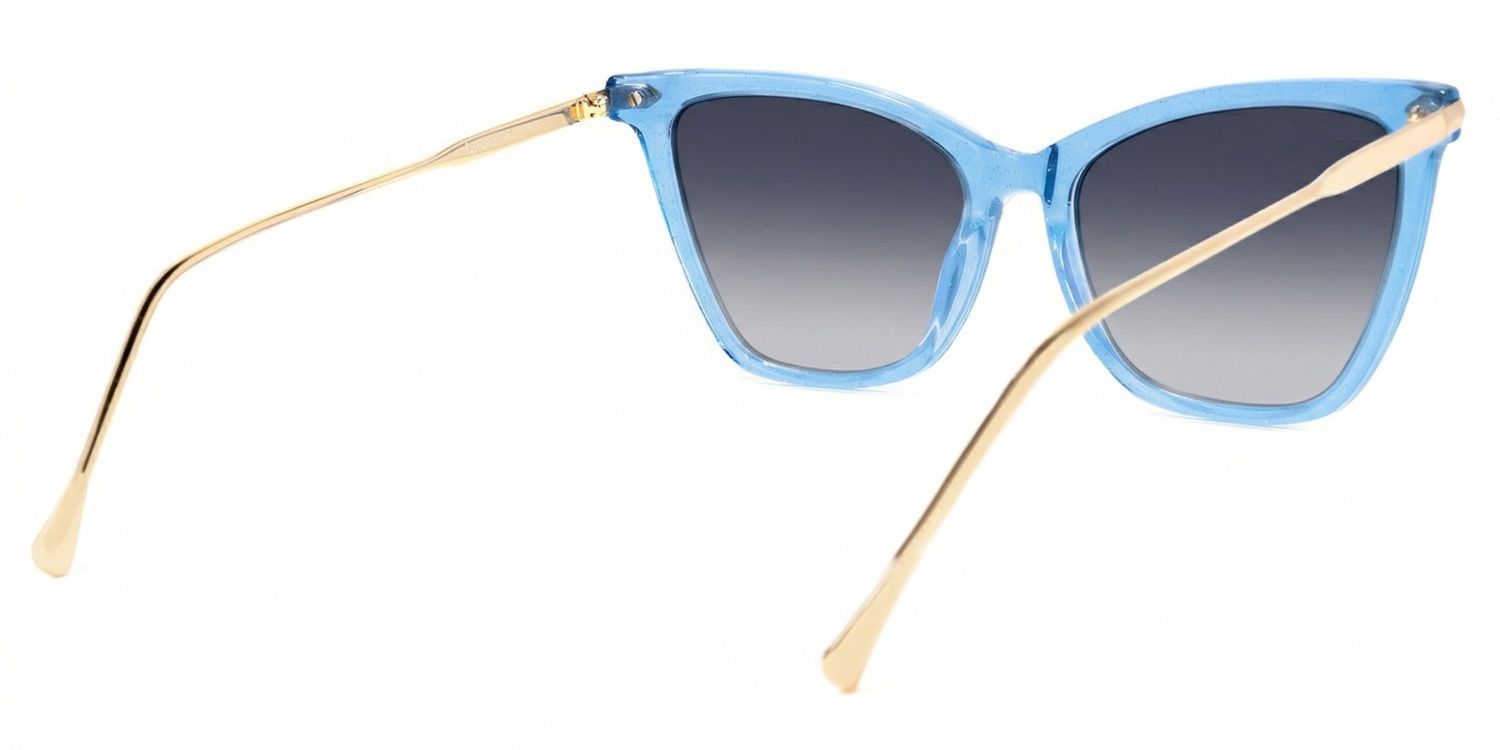 Hilary Butterfly Blue Glasses | Zeelool Glasses3