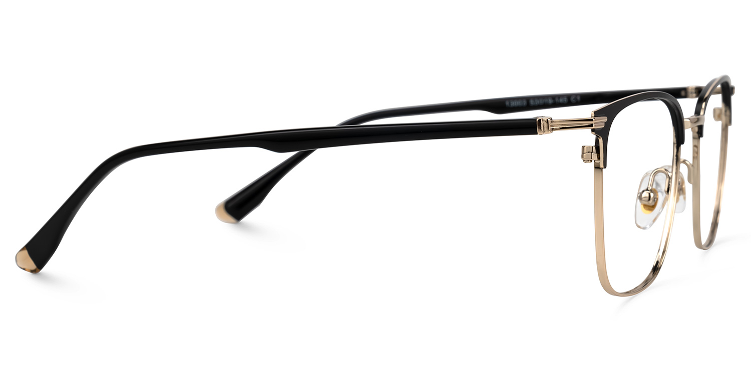 Metal Butler Eyeglasses, Butler Square Glasses -Zeelool Glasses2