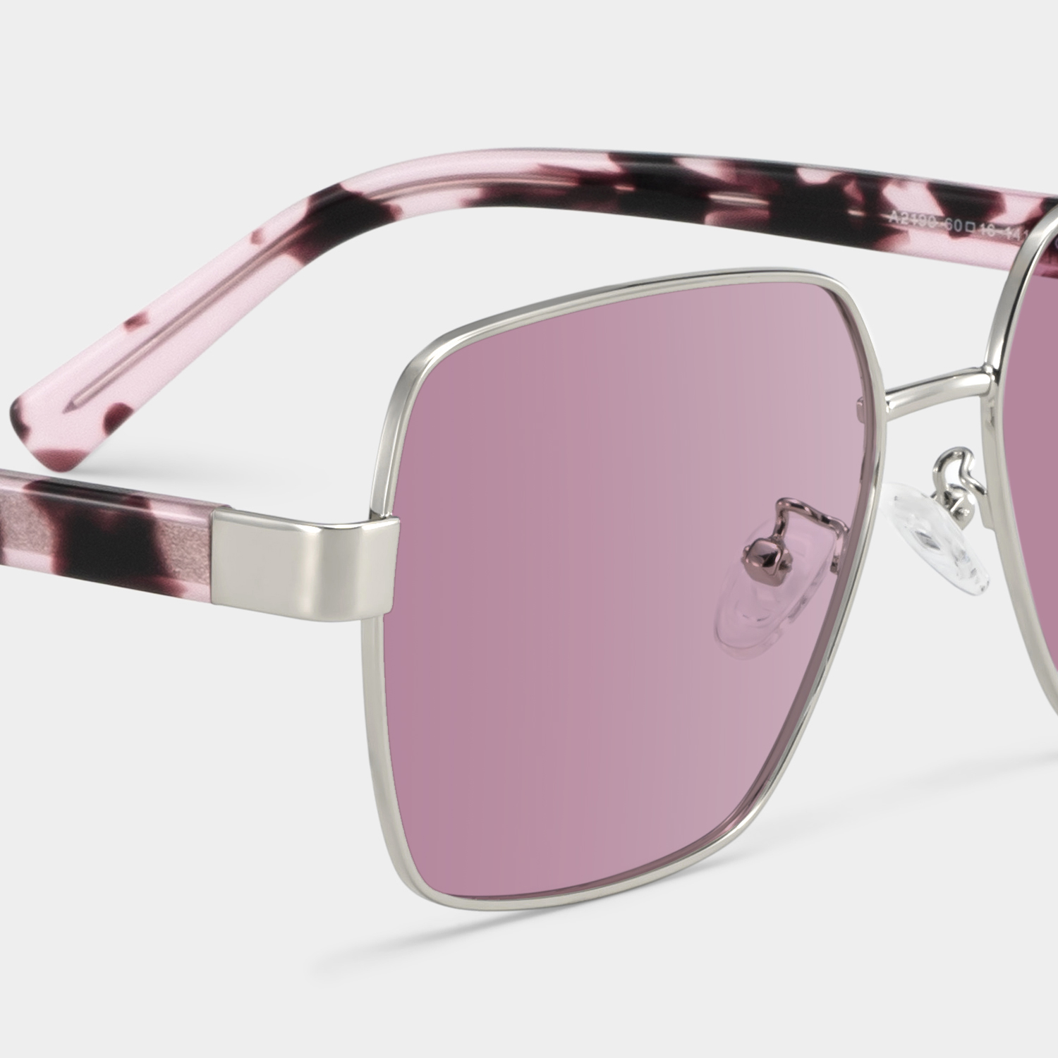 Sahara purple Frame Polarized Sunglasses with square Style Online | ZEELOOL Canada4