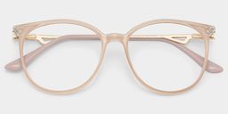 Chanty Round Pink Glasses1