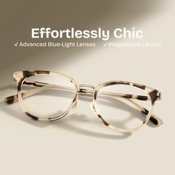 Caden Round Tortoise Glasses0